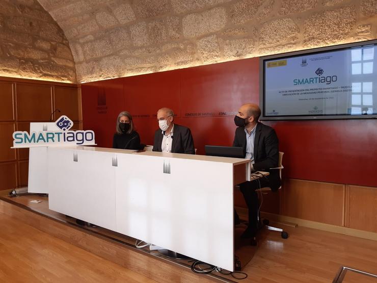 Presentación dun proxecto de Smartiago. CONCELLO DE SANTIAGO DE COMPOSTELA / Europa Press