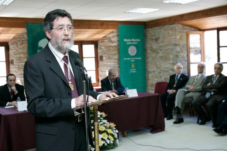 O escritor e académico Darío Xohán Cabana. RAG / Europa Press