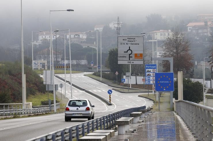 Arquivo - A fronteira de Galicia con Portugal, no Porriño, Galicia (España), a 5 de decembro de 2020. Desde as 00.00 horas do venres 4 de decembro ata as 00.00 horas do mércores 5 de decembro, Galicia estará pechada perimetralmente. A Xunta. Marta Vázquez Rodríguez - Europa Press - Arquivo 