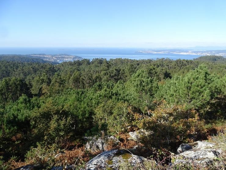 Panorámica da ría de Pontevedra desde o Alto do Agudelo / Europa Press