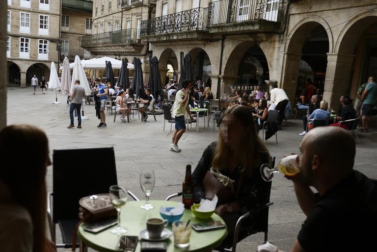 Arquivo - Bares e restaurantes no centro histórico de Ourense.. Rosa Veiga - Europa Press - Arquivo 