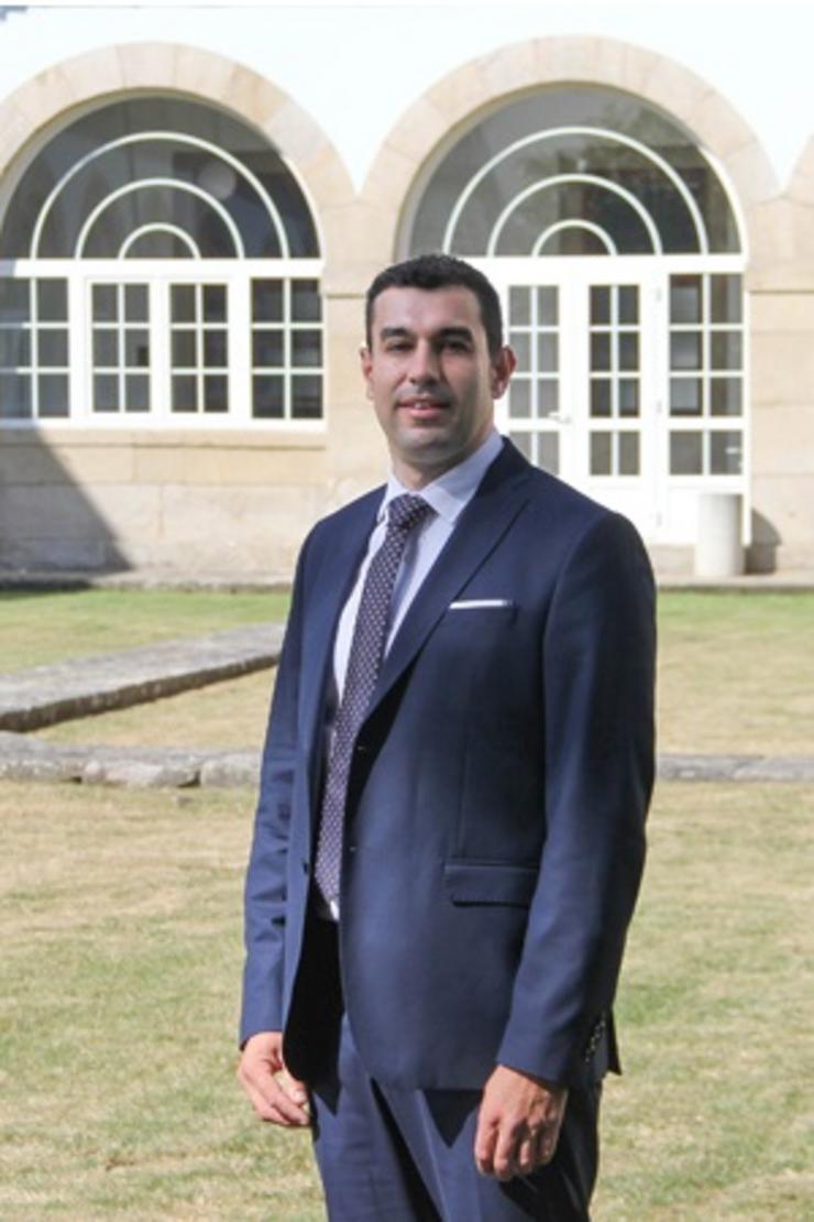 Roberto Fernández Rico, alcalde de Ribeira de Piquín e deputado da Deputación de Lugo, o día en que tomou posesión do cargo provincial 