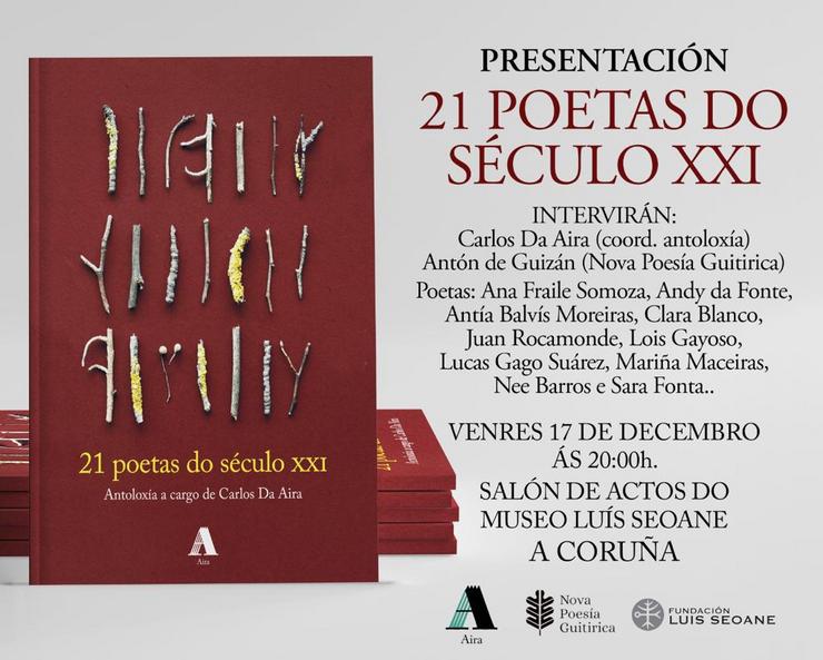 Presentación na Coruña do libro «21 poetas do século XXI»/ remitida