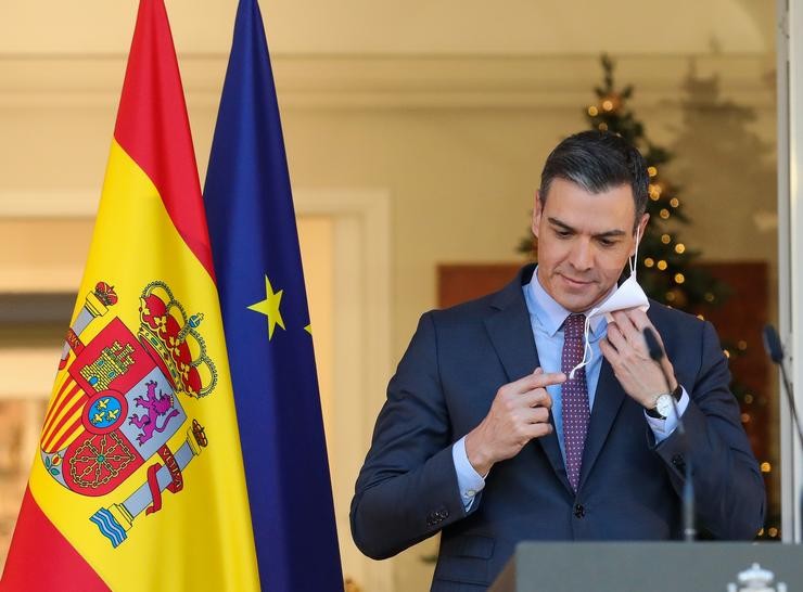 O presidente do Goberno, Pedro Sánchez,. EUROPA PRESS