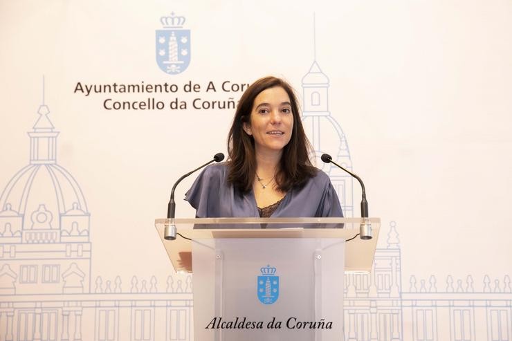 A alcaldesa da Coruña, Inés Rey 