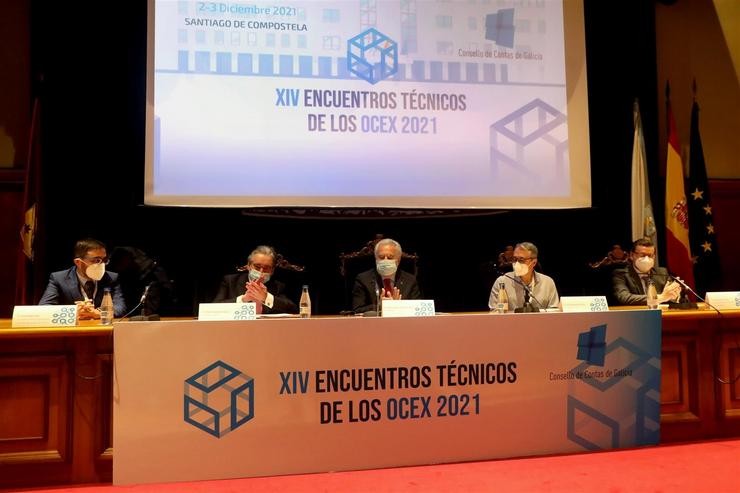 O presidente do Parlamento de Galicia inaugura os XIX Encontros Técnicos dous Órganos de Control Externo Autonómicos-OCEX 2021. PARLAMENTO DE GALICIA / Europa Press