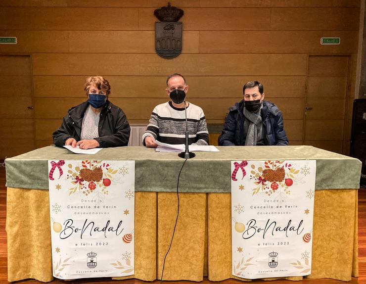 Presentación da programación de Nadal en Verín. Foto: Prensa do concello.