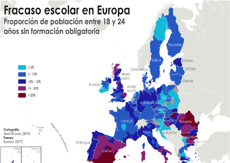 Fracaso escolar en Europa