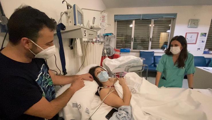 Antón, o primeiro bebé nado en Ourense.. ÁREA SANITARIA DE OURENSE / Europa Press