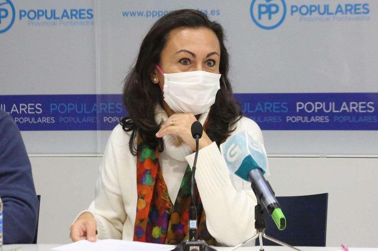 A alcaldesa de Marín, María Ramallo 