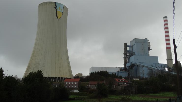 Central Térmica de Meirama, onde Naturgy quere poñer en marcha unha planta de biogás 