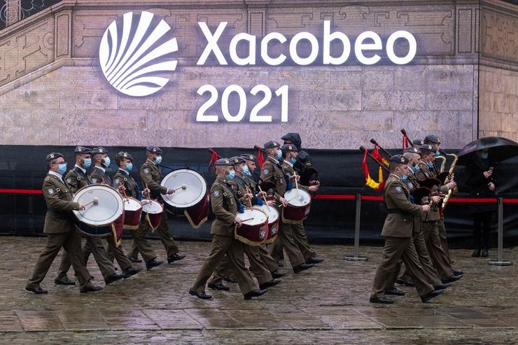 Acto solemne de apertura da Porta Santa da Catedral de Santiago, que dá inicio ao Ano Santo 2021 