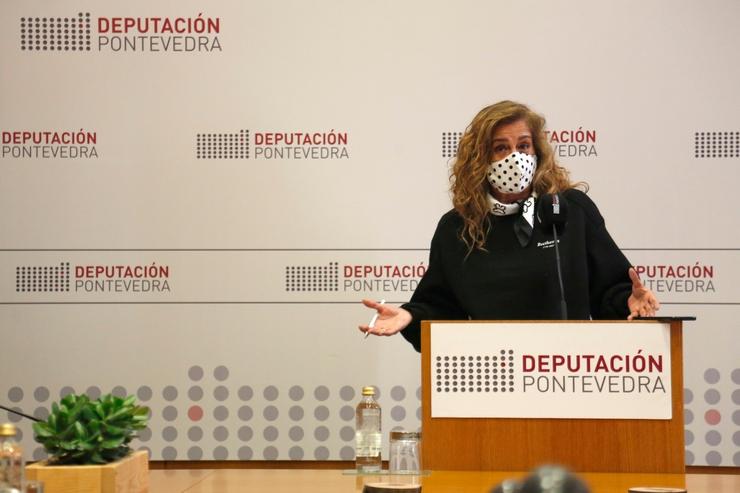 A presidenta da Deputación de Pontevedra, Carmela Silva. DEPUTACIÓN DE PONTEVEDRA