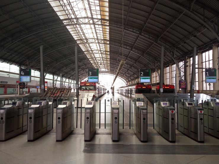 Estación de tren de Bilbao.. EUROPA PRESS - Arquivo 