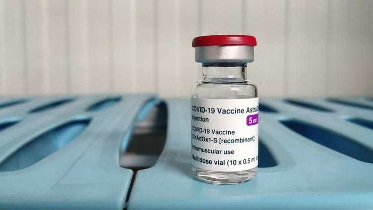 Vacina de AstraZeneca contra a covid. GVA