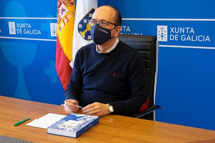 Anxo Lorenzo durante a presentación.. Xunta de Galicia 