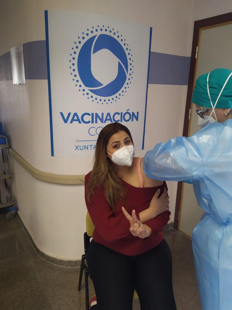 Vacinación SAF do Concello de Verín. Foto: Prensa do concello