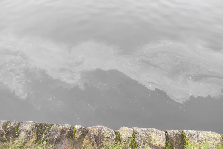 Vertedura na ría de Pontevedra 