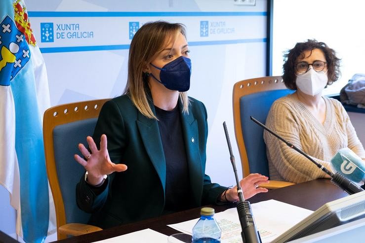 A conselleira de Política Social, Fabiola García, en rolda de prensa / Xoán Crespo - Xunta de Galicia.