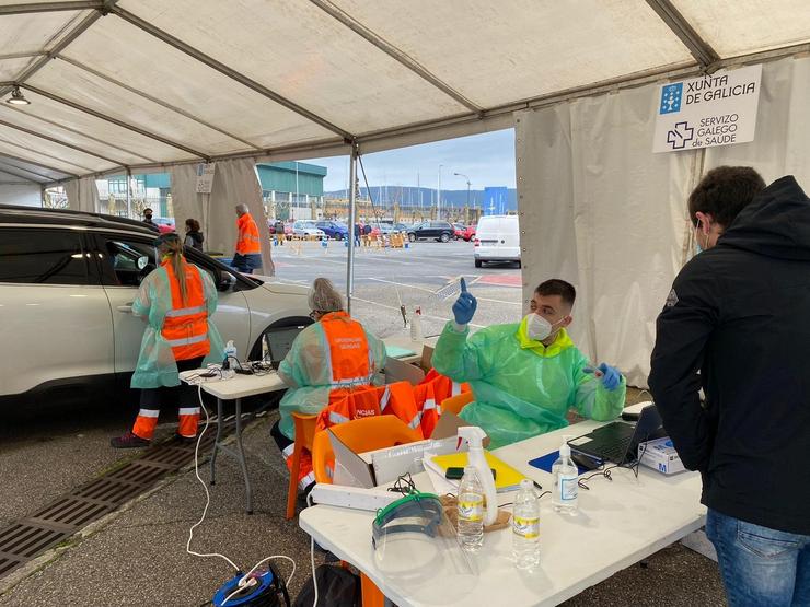 Cribado poboacional de Covid-19 en Marín.. ÁREA SANITARIA DE PONTEVEDRA 