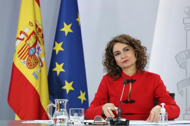 A portavoz do Goberno e ministra de Facenda, María Jesús Montero 