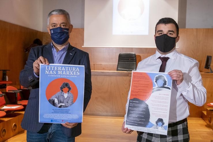 Presentación das xornadas 'Literatura nas marxes. Creación alén do canon'. XOÁN CRESPO 