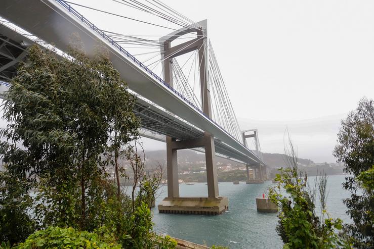 Vista da AP-9 ao seu paso pola ponte de Rande / Marta Vázquez Rodríguez - Europa Press.