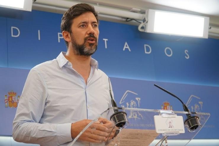 O deputado de Galicia En Común, Antón Gómez-Reino 