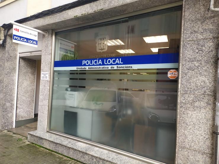 Imaxe da unidade de sancións da Policía Local de Lugo / Concello de Lugo.