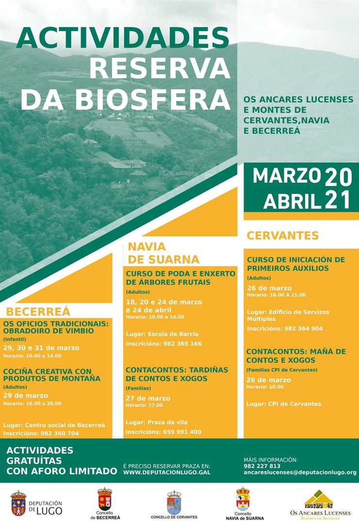 Nota De Prensa E Cartel: A Deputación De Lugo Organiza Novas Actividades Divulgativas En torno Á Reserva Dúas Ancares Lucenses. DEPUTACIÓN DE LUGO / Europa Press