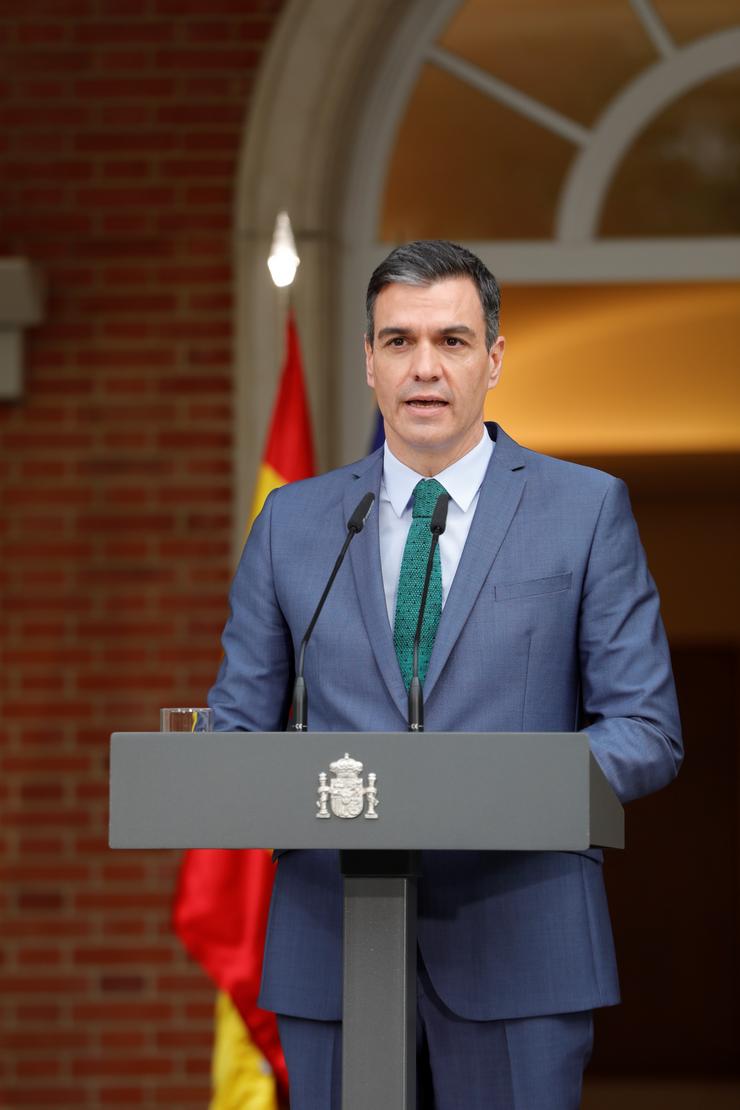 O presidente do Goberno, Pedro Sánchez EUROPA PRESS