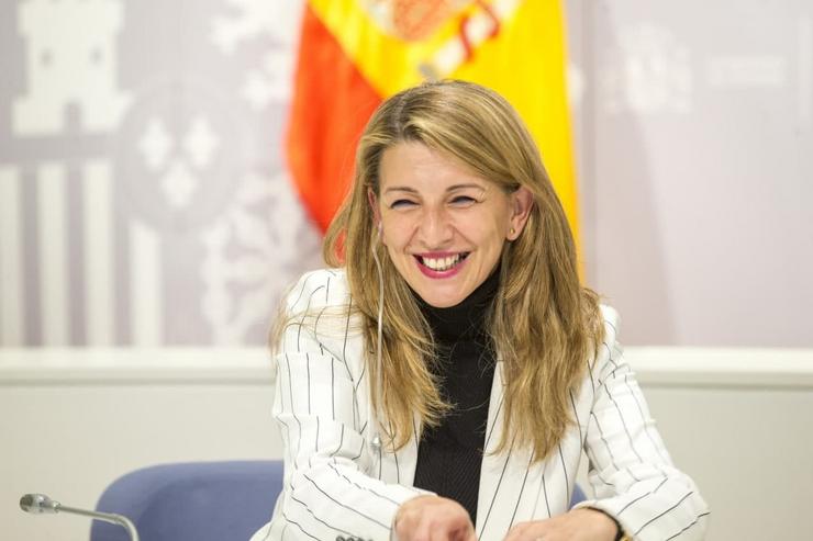 A ministra de Traballo e Economía Social, Yolanda Díaz. MINISTERIO DE TRABALLO / Europa Press