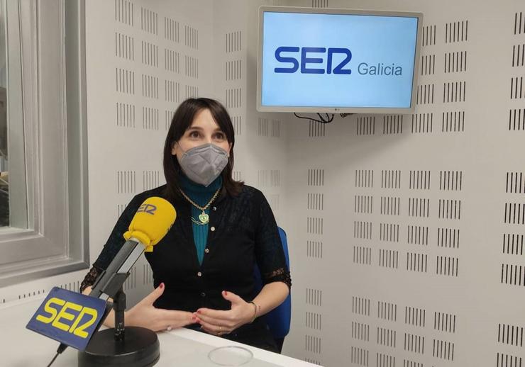 A conselleira de Emprego e Igualdade, María Jesús Lorenzana, nunha entrevista na Cadea Ser.. CADEA SER / Europa Press