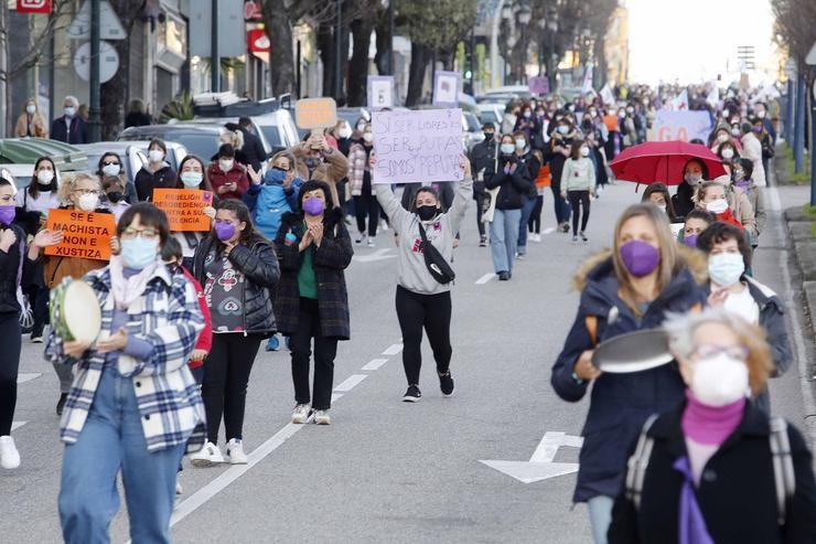 Manifestación do 8M en Vigo 