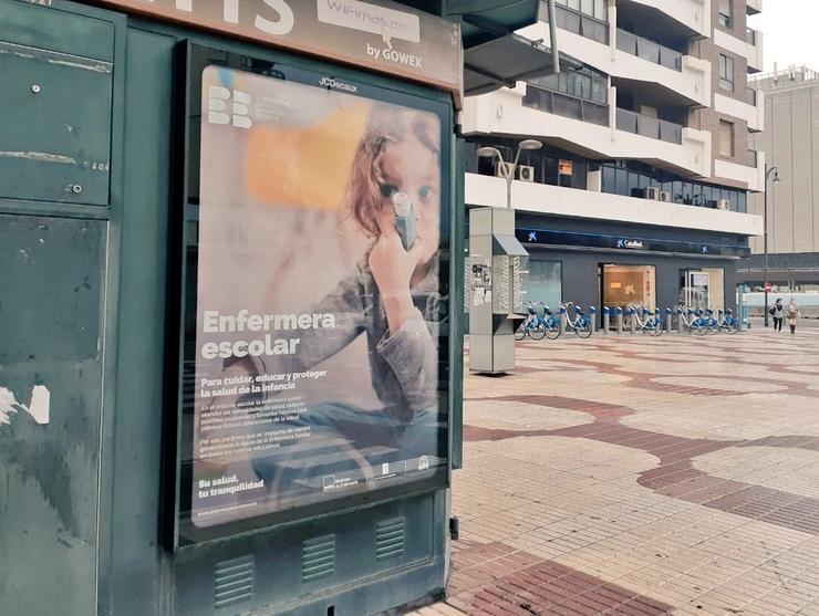 Arquivo - Anuncio de Satse para pedir unha enfermeira en cada centro escolar. SATSE - Arquivo / Europa Press