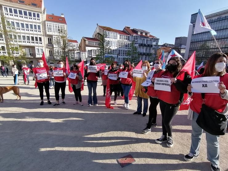 Manifestación por reindustrialización de Ferrolterra / Europa Press