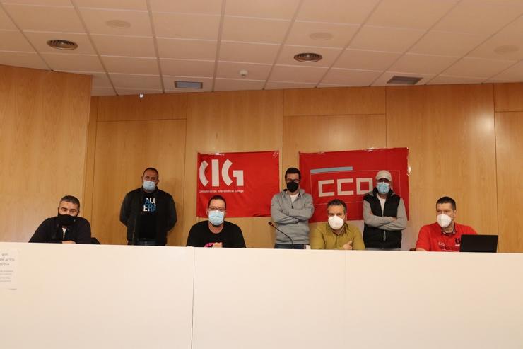 Rolda de prensa para informar da folga en Urbaser. REMITIDA (CIG) 