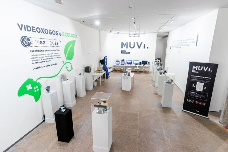 Exposición "pioneira" no Salón do Libro de Pontevedra sobre a relación entre videoxogos e ecoloxismo coa colaboración do MUVI/MUVI