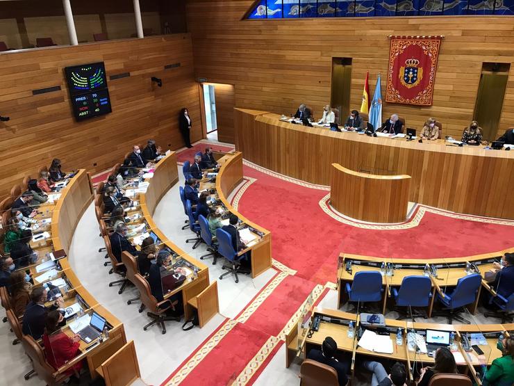 Votación da proposición de lei para o seu debate no Congreso dos Deputados. O PPdeG abstense e BNG e PSdeG votan a favor da tramitación da normativa, que deberá chegar á Cámara Baixa. / Europa Press