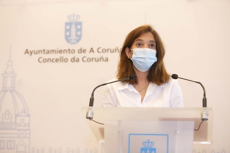 A alcaldesa da Coruña, Inés Rey / ANDY PÉREZ - Concello da Coruña.