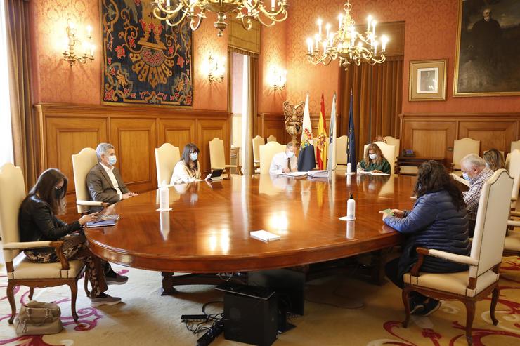 Reunión do goberno da Deputación de Pontevedra.. DEPUTACIÓN DE PONTEVEDRA / Europa Press