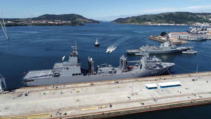 Buque AOR realizado en Navantia Ferrol para Australia. NAVANTIA