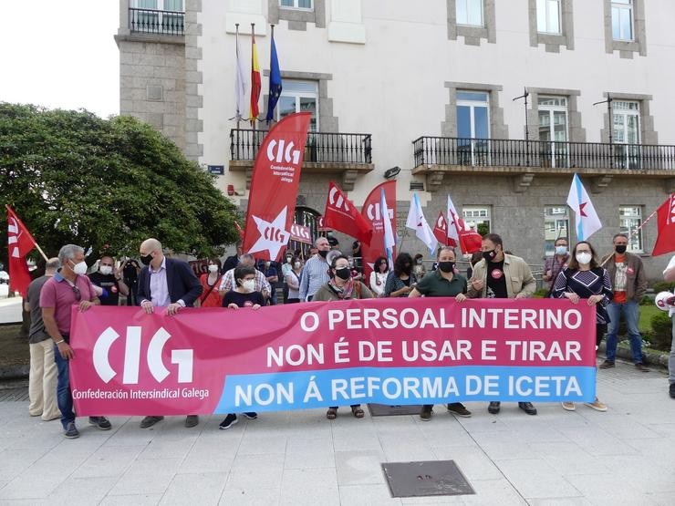 Concentración da CIG pola reforma do Estatuto do Empregado Público. CIG / Europa Press