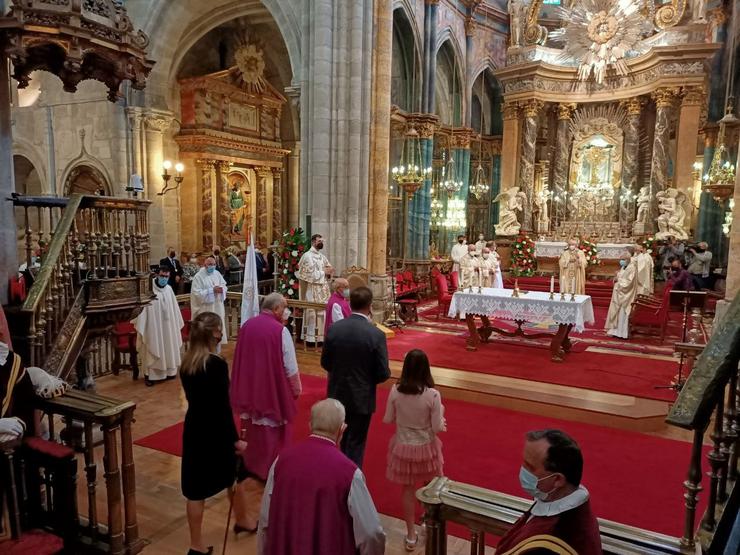 A Coruña é a encargada este ano da Ofrenda do Antigo Reino de Galicia na Catedral de Lugo. CONCELLO DE LUGO / Europa Press