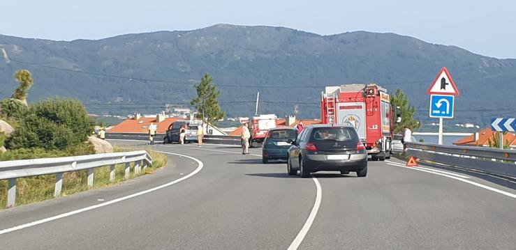 Accidente na estrada de Caldebarcos, Carnota