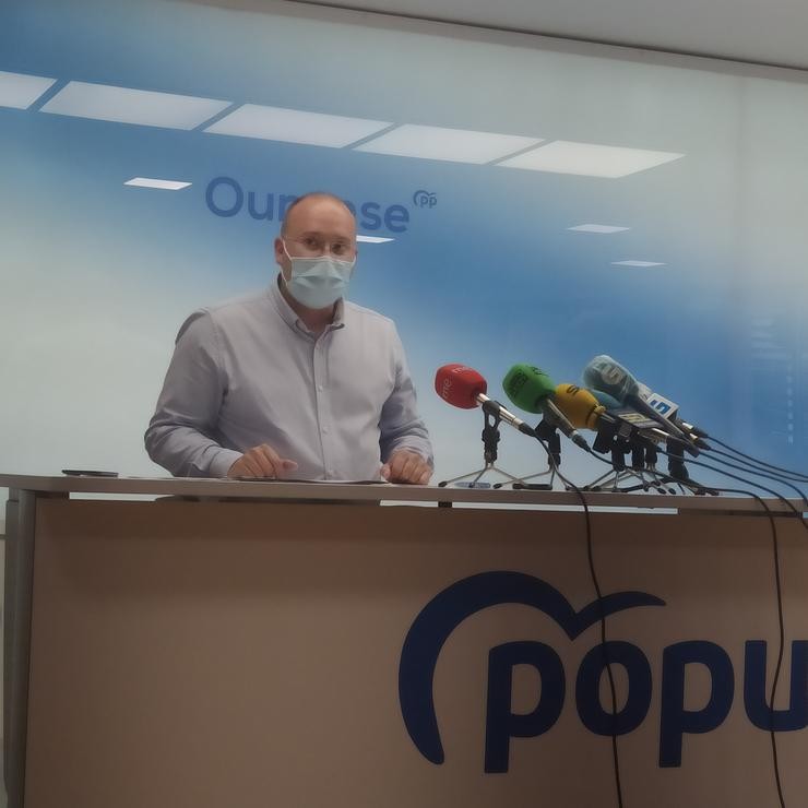 O secretario xeral do Partido Popular galego, Miguel Tellado. 