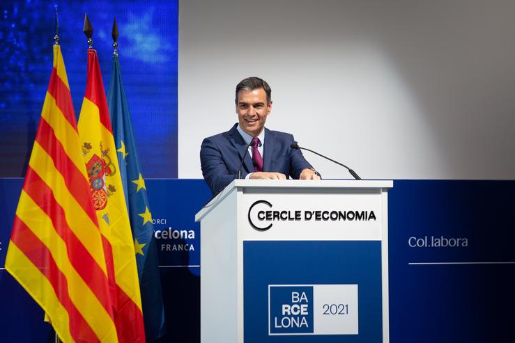 O presidente do Goberno, Pedro Sánchez. DAVID ZORRAKINO - EUROPA PRESS 