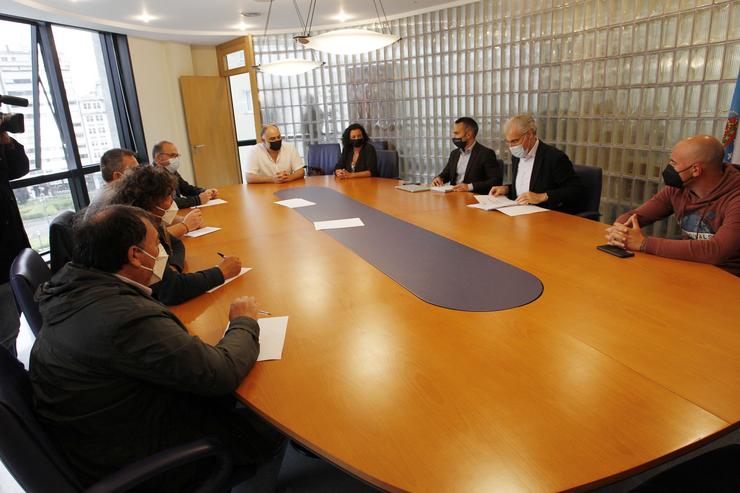 Reunión de Conde con comités de Navantia. XUNTA 