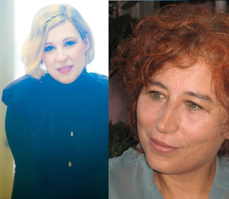 Arquivo - Inma López Silva (esq) e Ana Romaní (der), premios da Crítica 2020 en narrativay poesía en lingua galega. EUROPA PRESS - Arquivo 