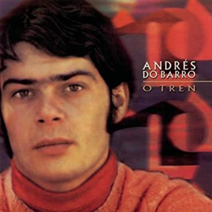 Andrés do Barro na portada do disco 